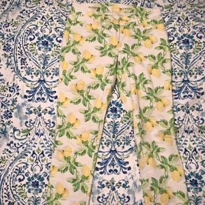 Talbots signature lemon crop jeans